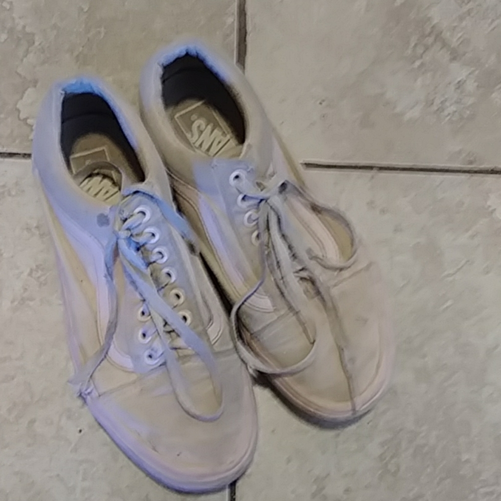 Vans Worn Perfect they are Heather Pink "rare"